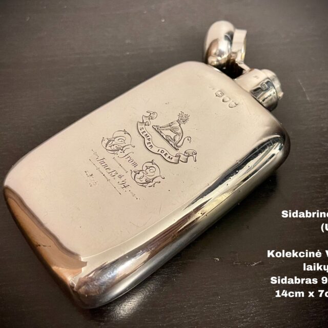 Sidabrinė Viktorijos laikų gertuvė