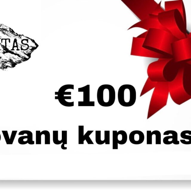 Dovanų kuponas 100€ vertės