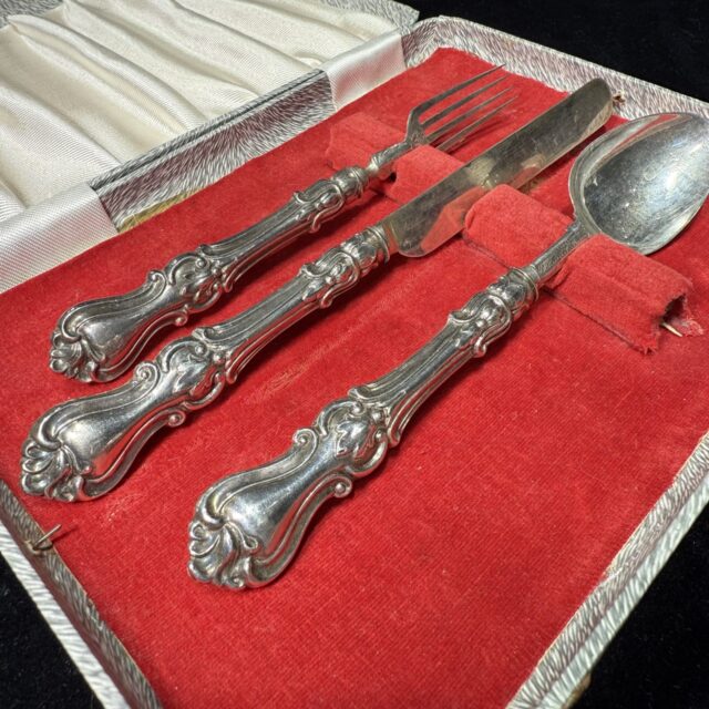 Silver christening set, 1837–1851