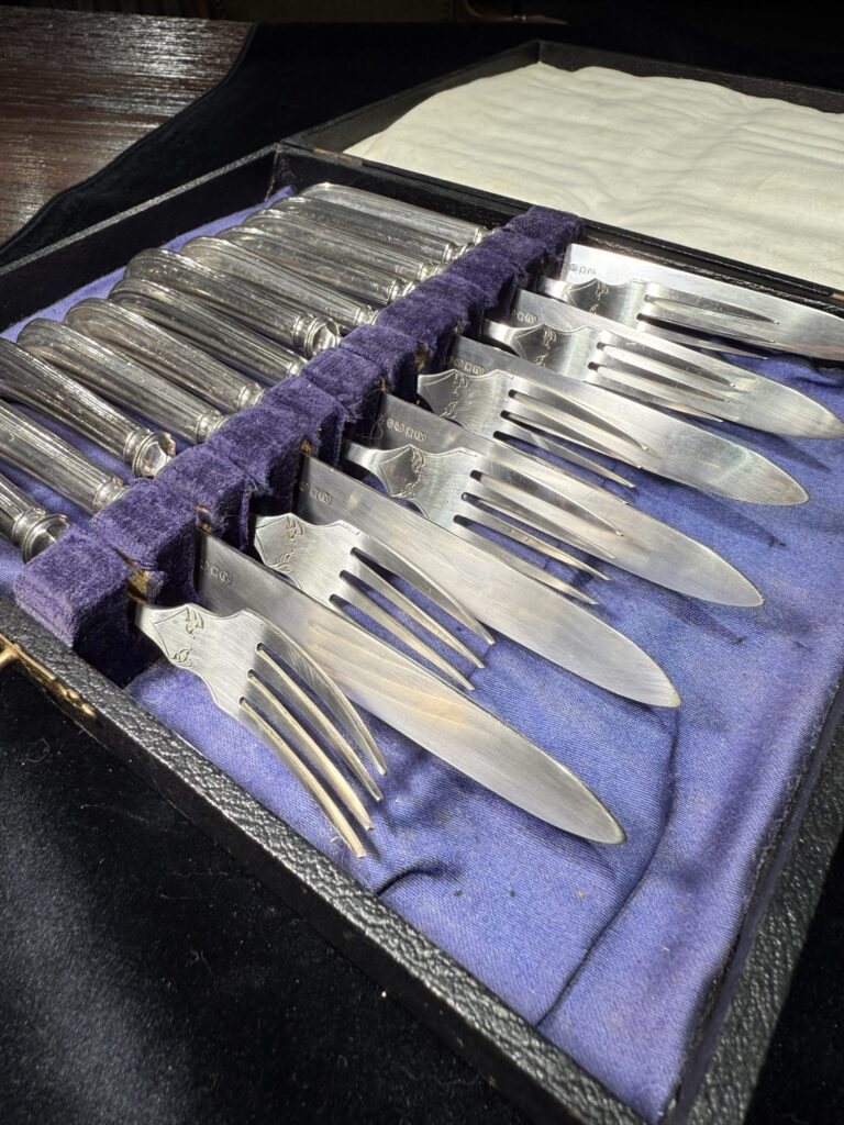 Silver cutlery